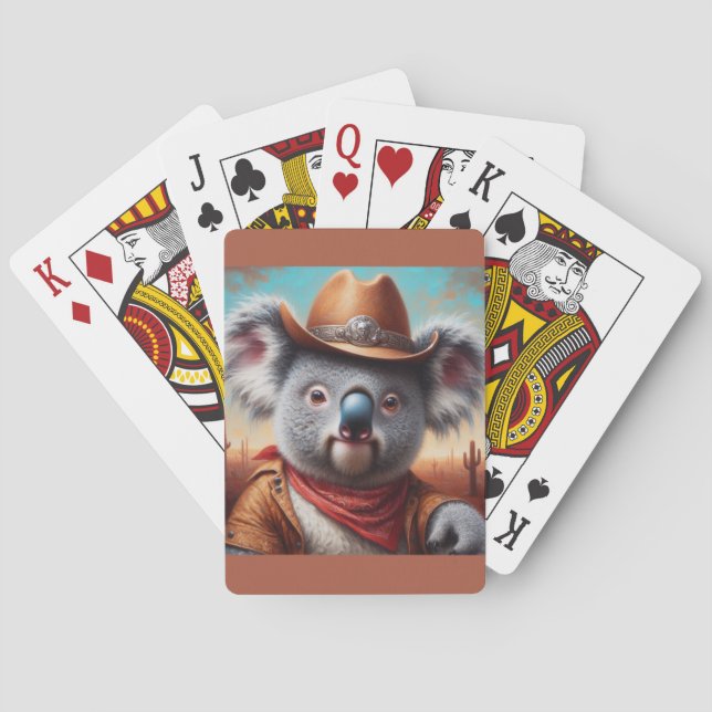 Baralho Koala Cowboy (Verso)