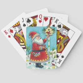 BARALHO KRIS KRINGLE ALIMENTAR AVES, NATAL BIRDHOUSE