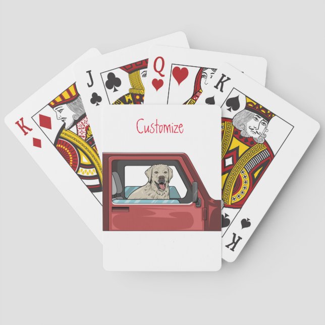 Baralho Lab Dog Riding Shotgun Thunder_Cove (Verso)