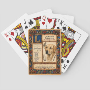 Baralho Labrador Retriever, Arte Medieval de Bestiário