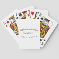 Lago House ets. Data ano em que as coordenadas per