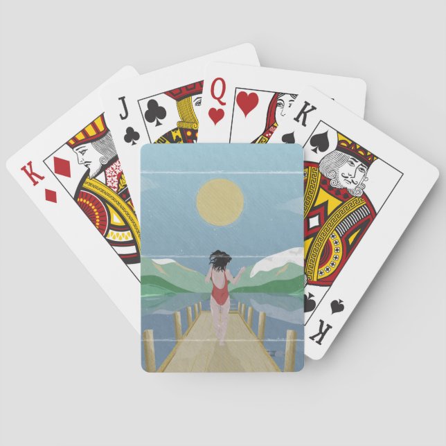 Baralho Lago Rotoiti Nova Zelândia (Verso)