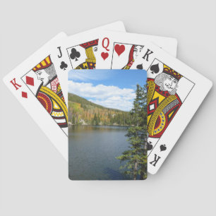 Baralho Lago Urso no Parque Nacional de Rocky Mountain