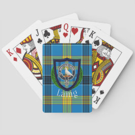 Baralho Laing Scottish Clan Tartan & Crest