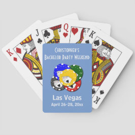 Baralho Las Vegas Bachelor Party Favor do Casino Poker