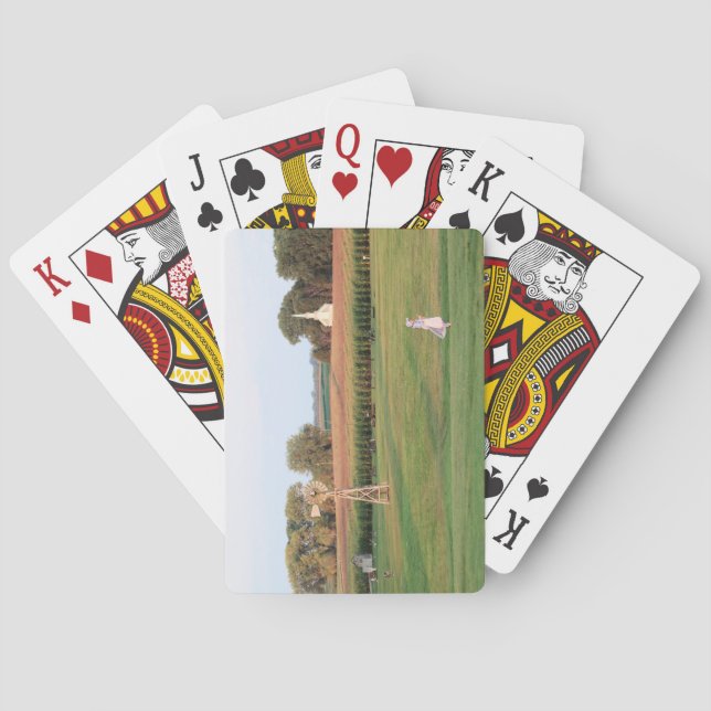 Baralho Laura Ingalls Wilder Family Homestead em DeSmet SD (Verso)