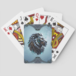 Baralho Leão cibernético Fusão de energia e tecnologia