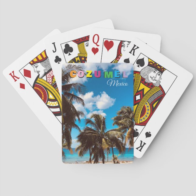 Baralho Lembrança de Cozumel México (Verso)