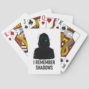 Baralho Lembro-me de Sombras - Design de Figura Hooded com