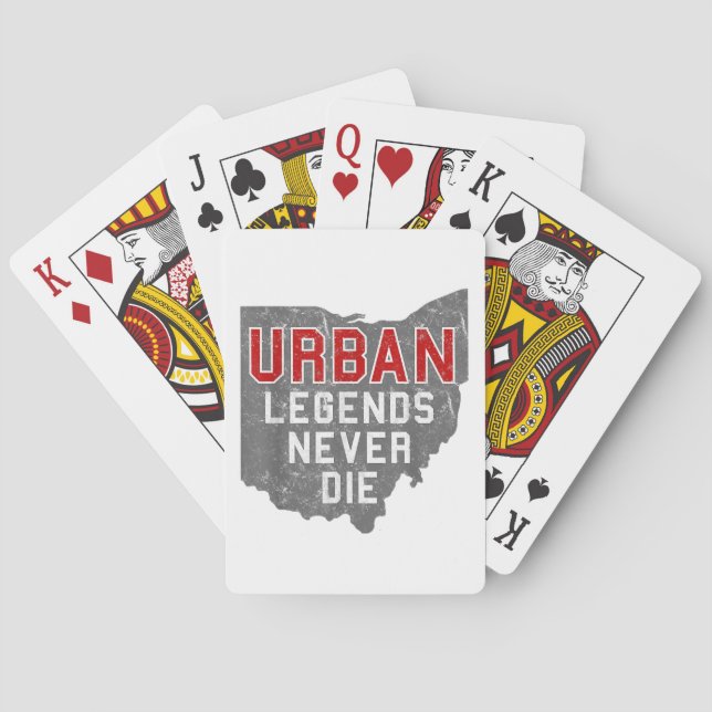 Baralho Lendas Urbanas Nunca Morrem Estado de Ohio Afastad (Verso)