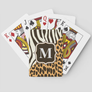 Baralho Leopardo e zebra