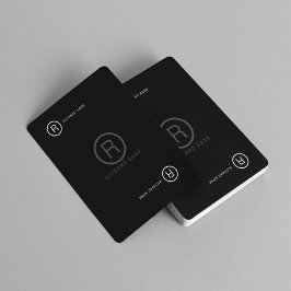 Baralho Letra inicial personalizada e nome PRETO