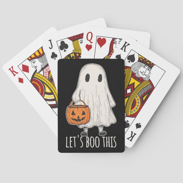 Baralho Let's Boo This Fun Ghost Trick or Treat (Verso)