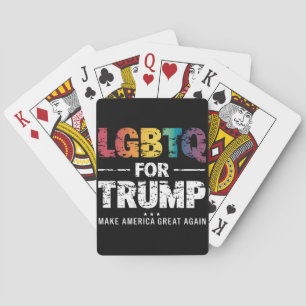 BARALHO LGBTQ PARA TRUMP GAY LÉSBICA PARA TRUMP 2024 