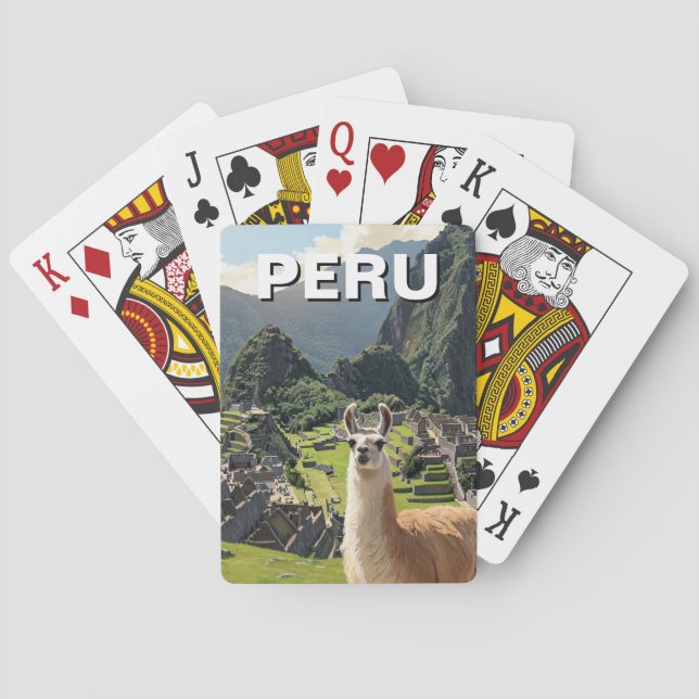 Baralho Lhama do Peru (Verso)