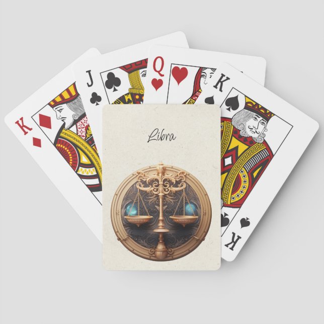 Baralho Libra Escala Zodiac Minimalista (Verso)