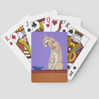 Baralho limpeza do gato