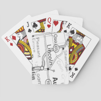 Baralho Lincoln, California Map Play Cards