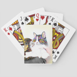 Baralho Linda mão de pele de arco-íris pintada