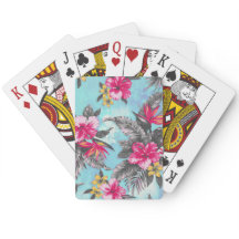 Lindas aquarelas tropicais de tinta floral