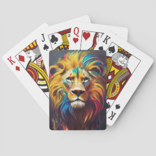 Baralho Lion Animal Discovery Adventure Planet Nature