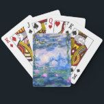 Baralho Lírios de água de Monet<br><div class="desc">Lírios de água de Monet. Visite por favor minha loja para um design mais interessante e uma mais escolha da cor. =>     zazzle.com/iwheels*</div>