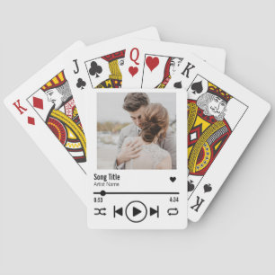 Baralho Lista de Reprodução Personalizada de Música Fot