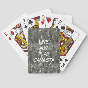 Baralho Live Laugh Play Canasta