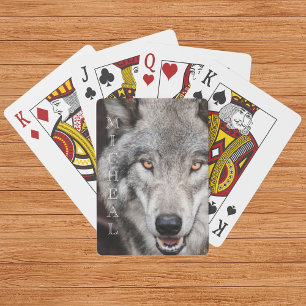 Baralho Lobo Nome personalizado
