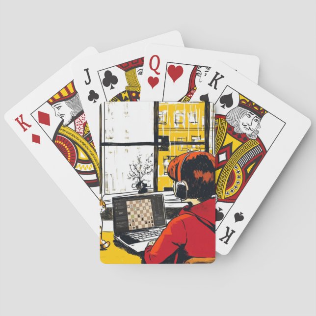 Baralho Lofi Chess Art (Verso)