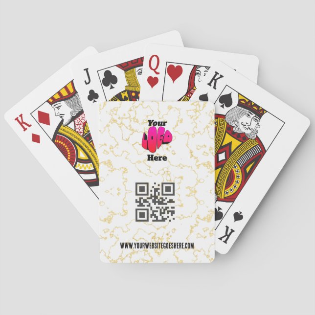 Baralho LOGO Empresarial CÓDIGO QR Corporativo (Verso)