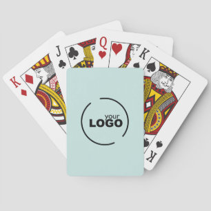 Baralho Logotipo comercial moderno profissional Turquesa l