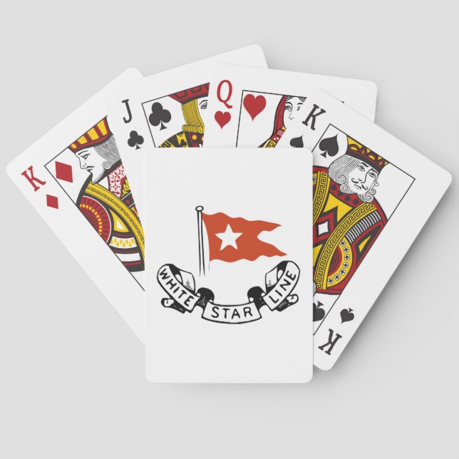 Baralho Logotipo da White Star Line (Verso)
