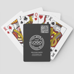 Baralho Logotipo de negócios Código QR Branding Corporativ