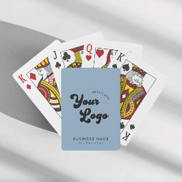 Baralho Logotipo e texto da empresa comercial personalizad