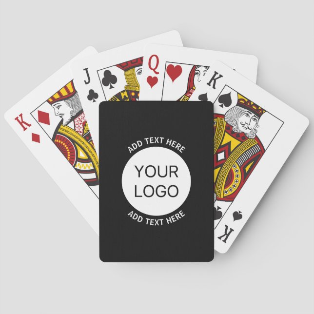 Baralho Logotipo Empresarial ou Qualquer Imagem & Texto Ed (Verso)