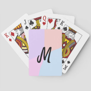 Baralho logotipo monograma simples e mínimo personalizado