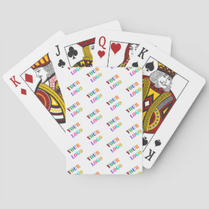 Baralho Logotipo Personalizado da Empresa Seu Negócio Cart