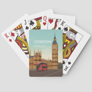 Baralho London England Big Ben Viagens vintage