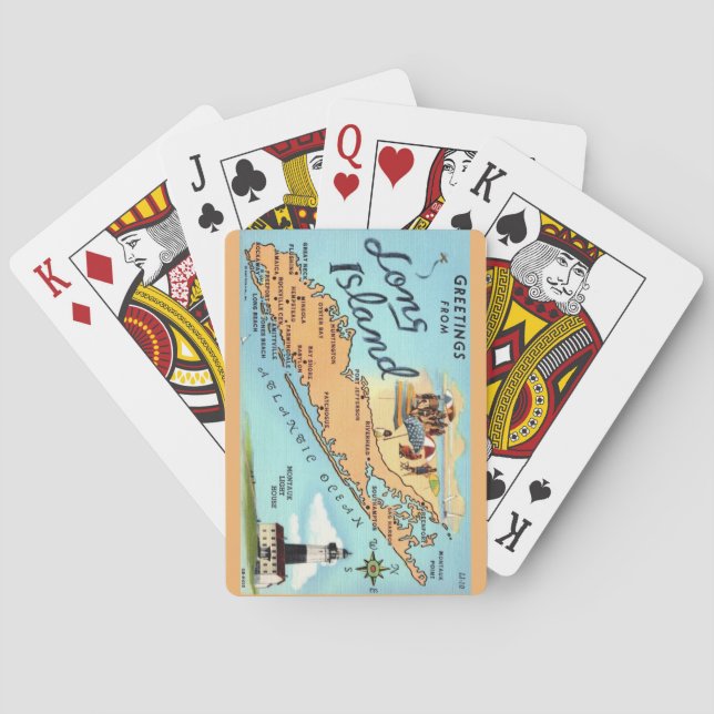 Baralho Long Island Greeting Playing Cards (Verso)