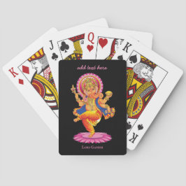 Baralho Lord Ganesh, da Índia, jogando cartas
