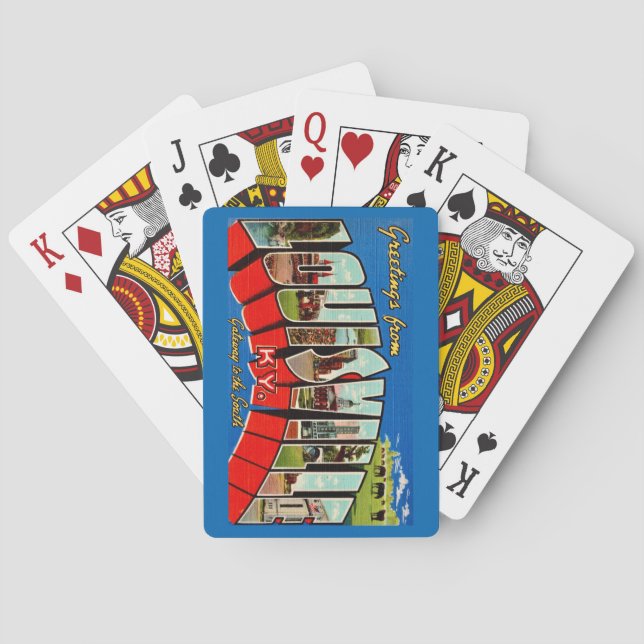 Baralho Louisville KY Saudando Placas (Verso)