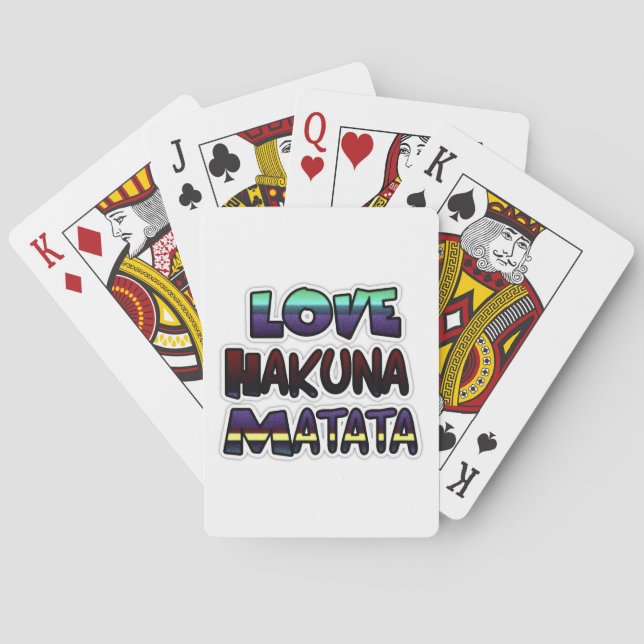 Baralho Love Hakuna Matata Gifts (Verso)
