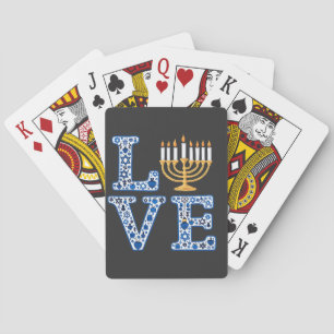 Baralho Love Hanukkah Jewish Holiday Menorah