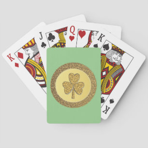 Baralho Lucky Irish Shamrock Gold Coin