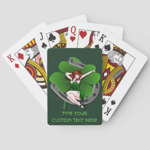 Baralho Lucky Playing Cards Lady Luck Personalized Cards