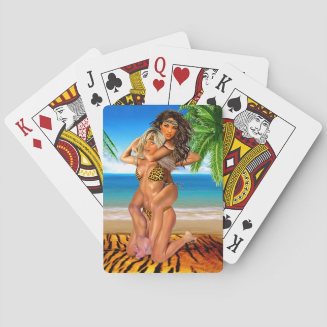 Baralho Lutadores Foxy da selva (Verso)