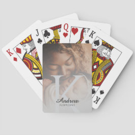 Baralho Luxury Personalized Poker Style Design with Photo