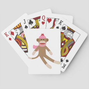 Baralho macaco da peúga da menina
