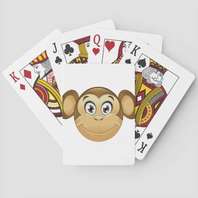Baralho macaco emoji (Verso)